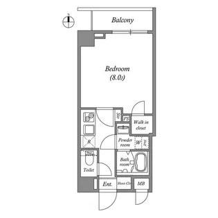 ルネサンスコート世田谷区役所前【5階】の間取り