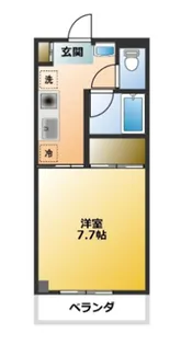 C’s 14 MINEGISHI【4階】の間取り