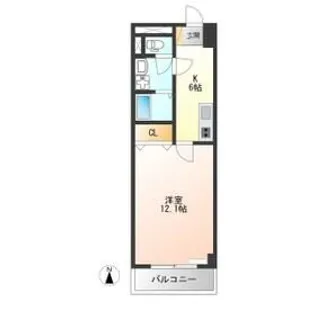 LOTUS MARSH元今泉【6階】の間取り