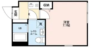 アルファキューブ上十条【3階】の間取り