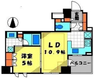 東京都中野区東中野1【マンション】の間取り