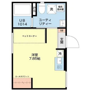 グレースアレイ池上【2階】の間取り