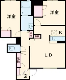 ジラソーレ・パラッツォ【1階】の間取り