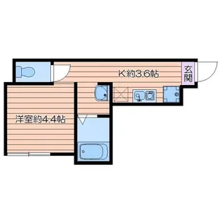東京都豊島区南池袋4【アパート】の間取り