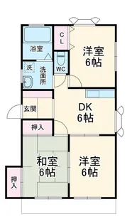 メゾンスズキB【2階】の間取り