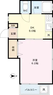 ニュープリンス【2階】の間取り