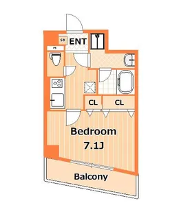 ヴィルヌーブ白楽【6階】の間取り