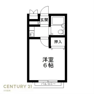 東邦レジデンスII【2階】の間取り