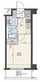 ロアール西品川【2階】の間取り