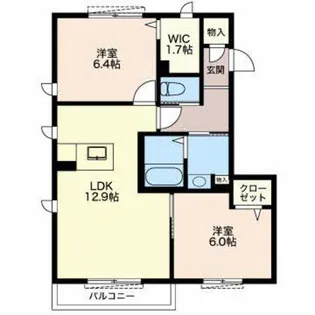 カーサレジオ【1階】の間取り