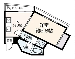 第二吉野ビル【3階】の間取り