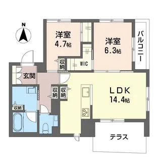 フェリシータ【1階】の間取り