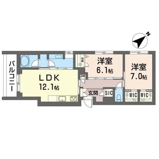 カイ ラニ【2階】の間取り