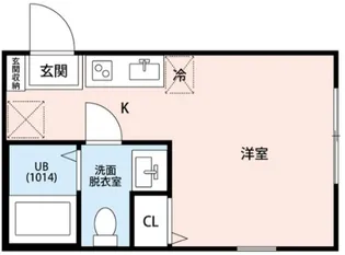 神奈川県横浜市神奈川区三ツ沢南町【アパート】の間取り