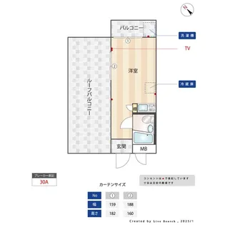トップ市ヶ谷【4階】の間取り
