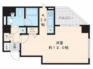 ロワジール三軒茶屋【2階】の間取り