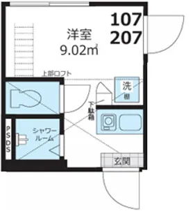 CocooN池袋【1階】の間取り