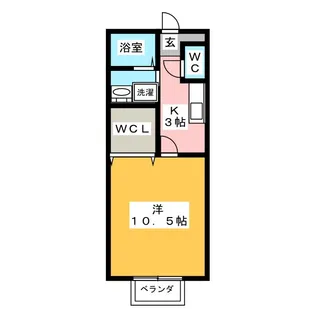 シェソワ21【2階】の間取り