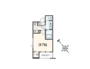 MELDIA大袋【3階】の間取り