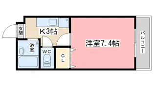 エクセレント山田【3階】の間取り