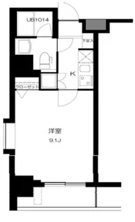 T&G神田マンション【9階】の間取り