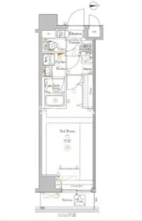 BPRレジデンス浅草【4階】の間取り