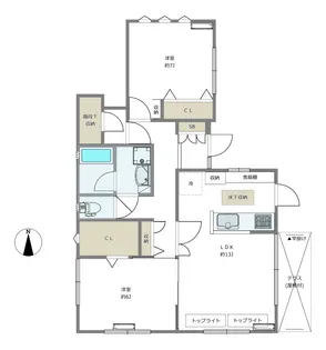 東京都品川区大井7【一戸建】の間取り