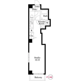ザ・コート森下【2階】の間取り