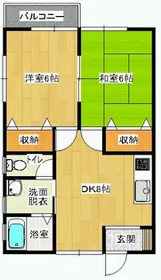 パーク向陽台【1階】の間取り