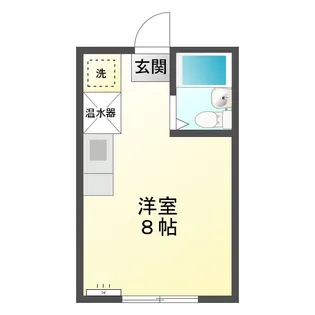 メゾン滝川【1階】の間取り