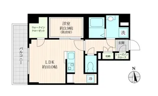 「防音マンション」GRAN PASEO 上野御徒町【4階】の間取り
