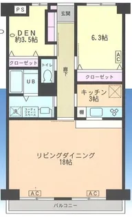 ヴィアードステージ【5階】の間取り