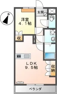 リバティタウン2番館【2階】の間取り