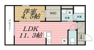 ボナール桜【2階】の間取り