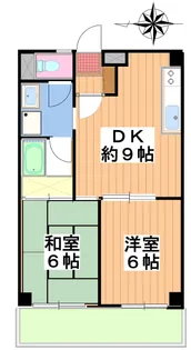ハイブリッジ国立【3階】の間取り