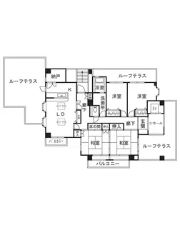 梶ヶ谷レジデンス【4階】の間取り