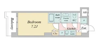 ドゥーエ蒲田【8階】の間取り