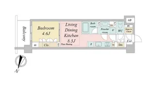 ドゥーエ早稲田【3階】の間取り