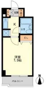 デイム橋本【9階】の間取り