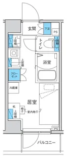 キャンパスヴィレッジ小竹向原【2階】の間取り
