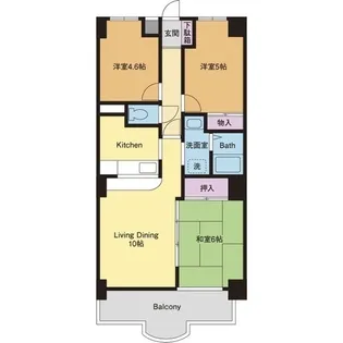 ドミール大塚【5階】の間取り