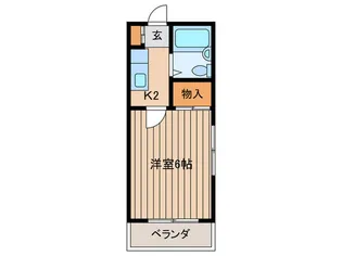 第15安藤ハイツ【1階】の間取り