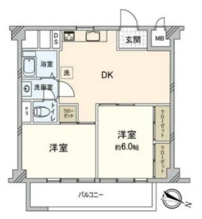 ライオンズマンション川口【8階】の間取り