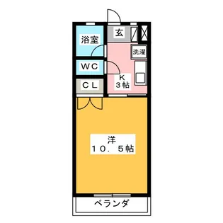 グレイス小牧【2階】の間取り