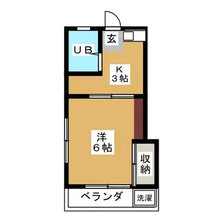 吉山苑【1階】の間取り