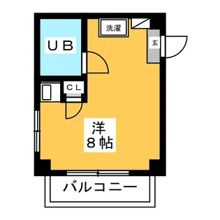 シャンブル南大塚【3階】の間取り