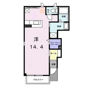 コンフォート鎌田 A【1階】の間取り