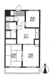 弘明寺パークコート【2階】の間取り