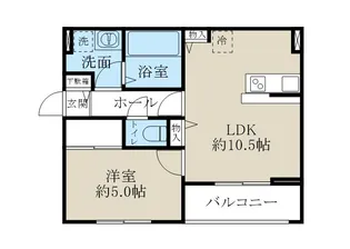 BUENA女池レジデンス【2階】の間取り