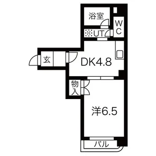 ルプソアール東山【5階】の間取り